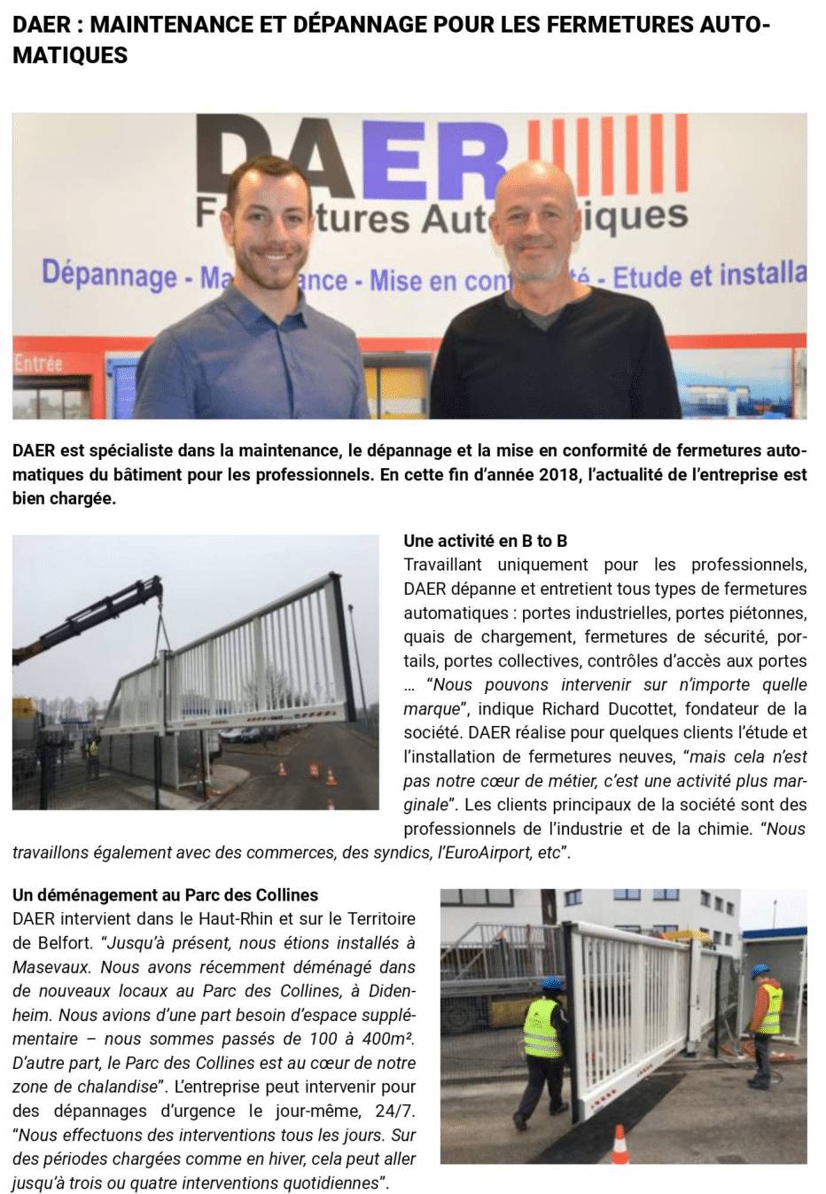 La presse parle de nous ! Wittenheim 0